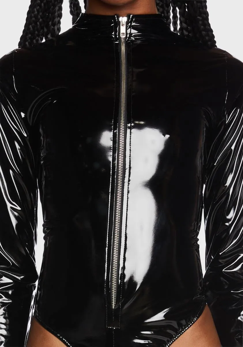 Zipper Long Sleeve Bodysuit sold by Dolls Kill product image thumbnail 2