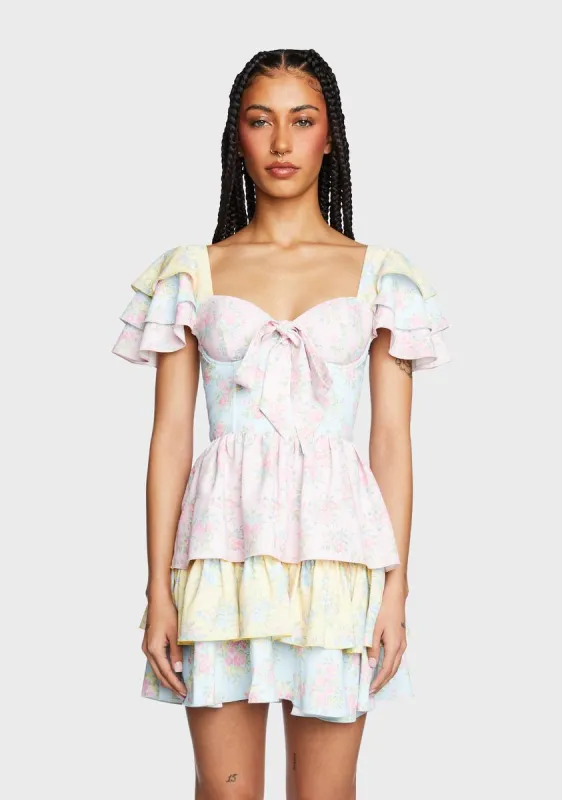 Moonglow Romance Mini Dress sold by Dolls Kill