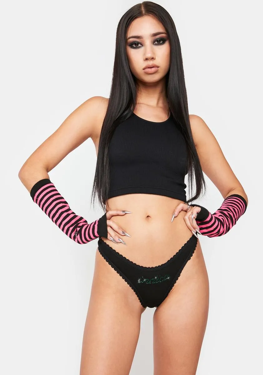 Indica Rhinestone Thong sold by Dolls Kill product image thumbnail 2