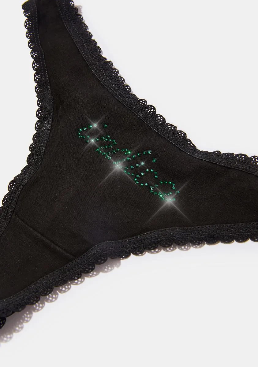 Indica Rhinestone Thong sold by Dolls Kill product image thumbnail 3