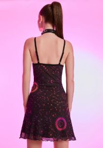 Show Me Ur Chart Mesh Dress sold by Dolls Kill