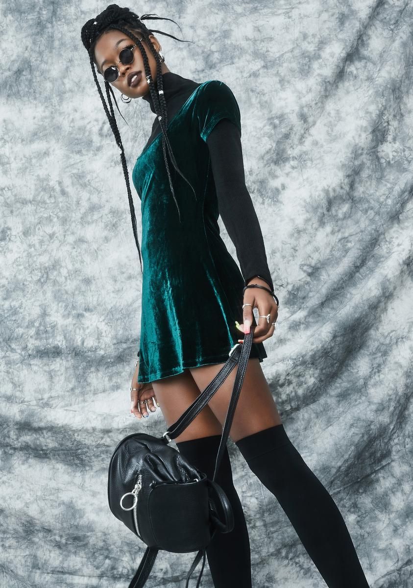 Into The Woods Velvet Dress sold by Dolls Kill product image thumbnail 2