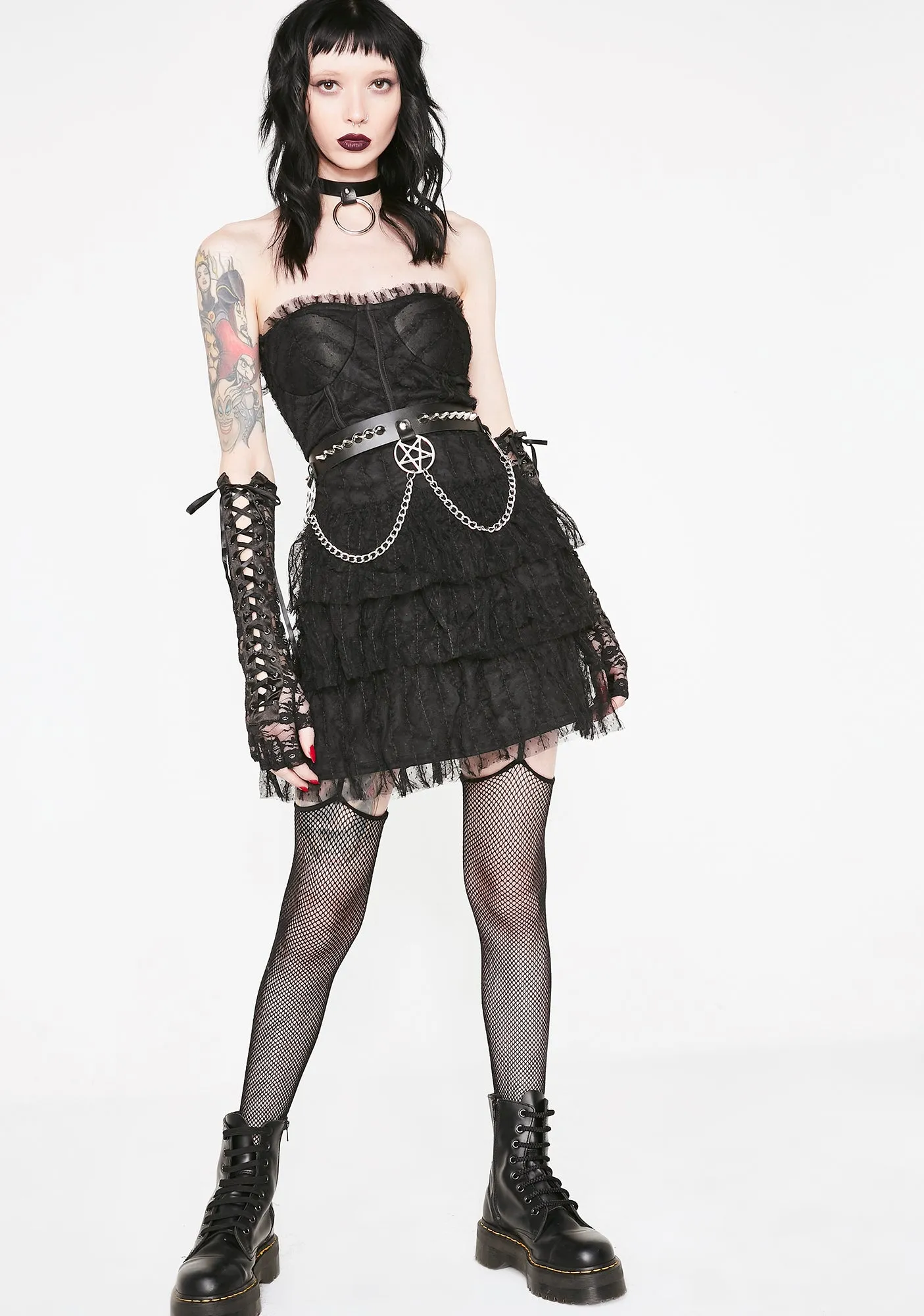 Gothic Charm School Mini Dress sold by Dolls Kill product image thumbnail 5