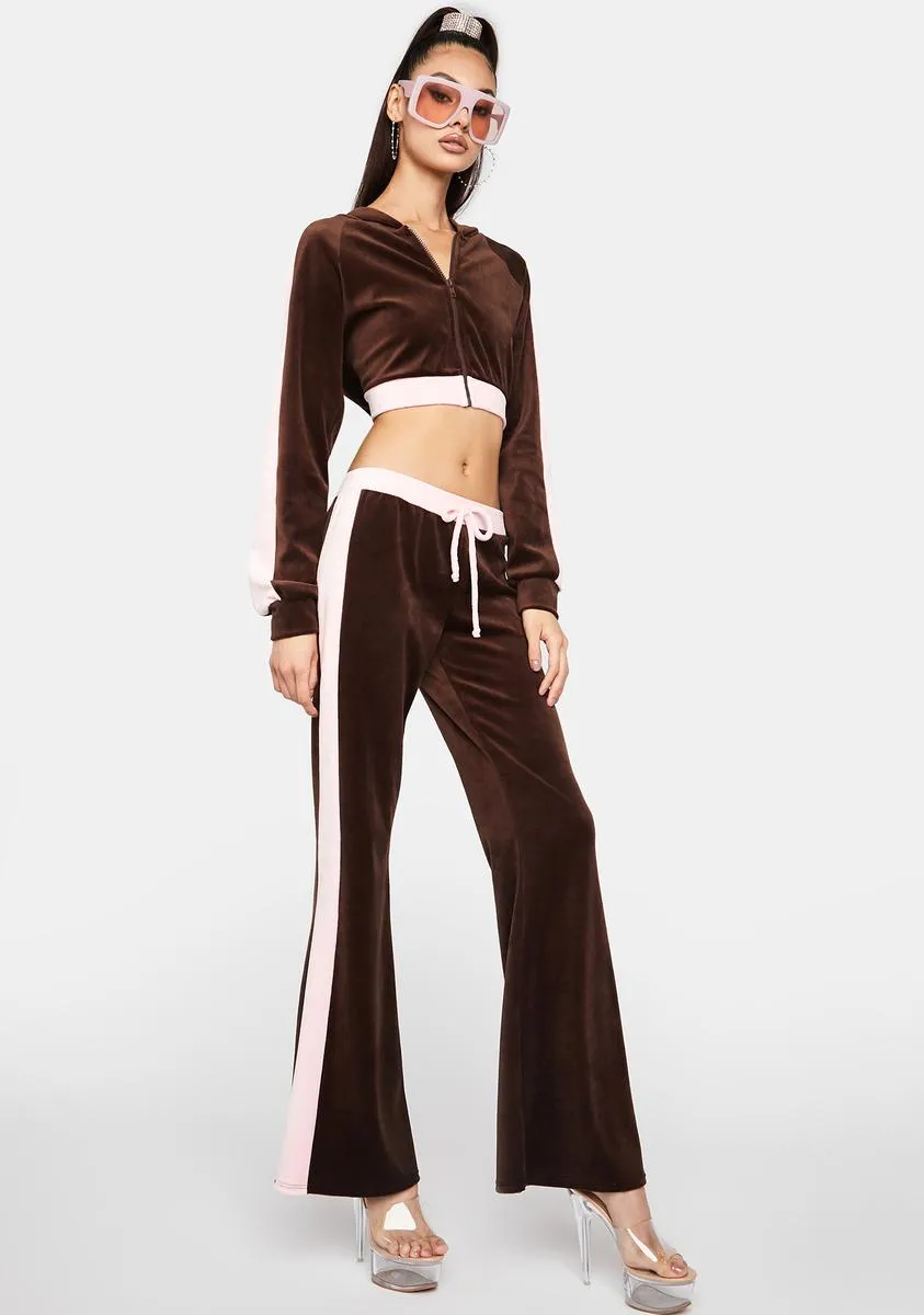 Indulge Me Velour Tracksuit Set sold by Dolls Kill product image thumbnail 2