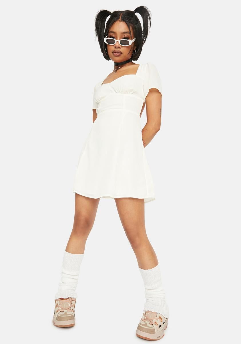 Ivory Mini Dress sold by Dolls Kill product image thumbnail 3