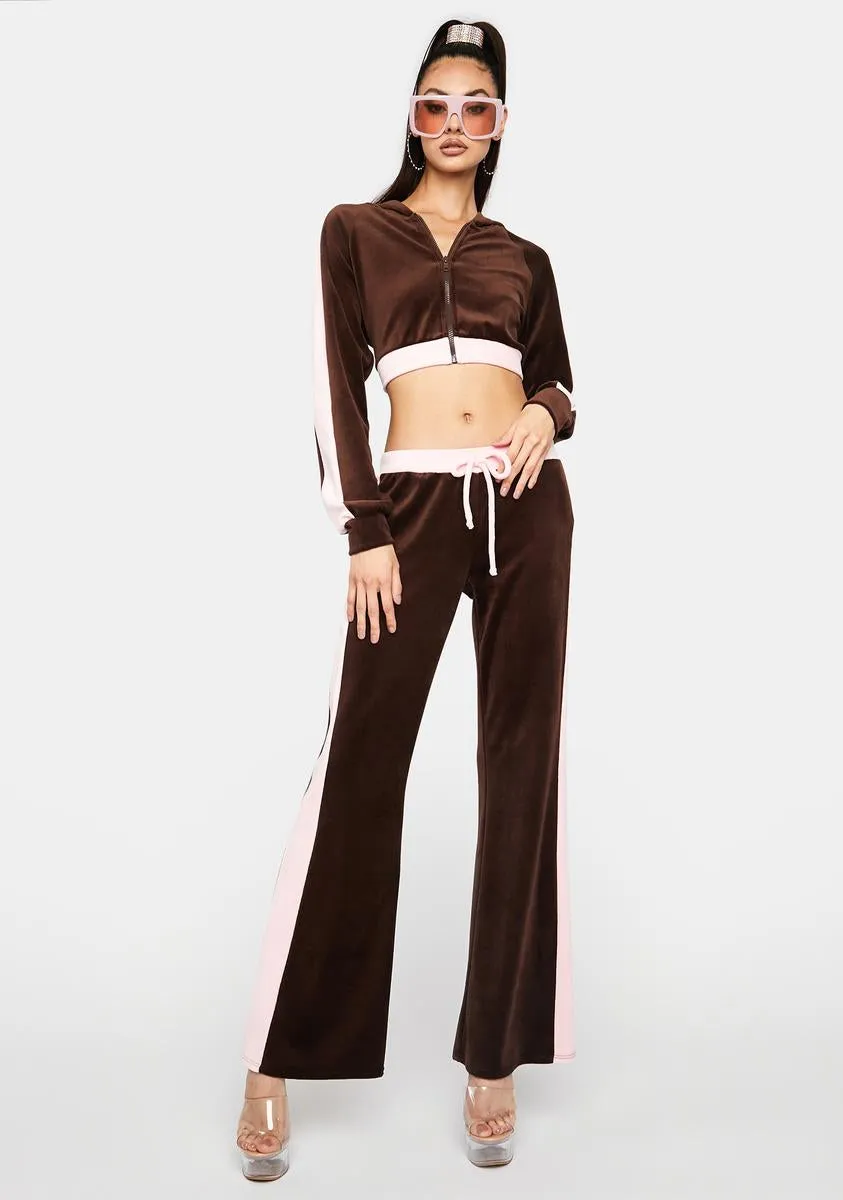 Indulge Me Velour Tracksuit Set sold by Dolls Kill product image thumbnail 3