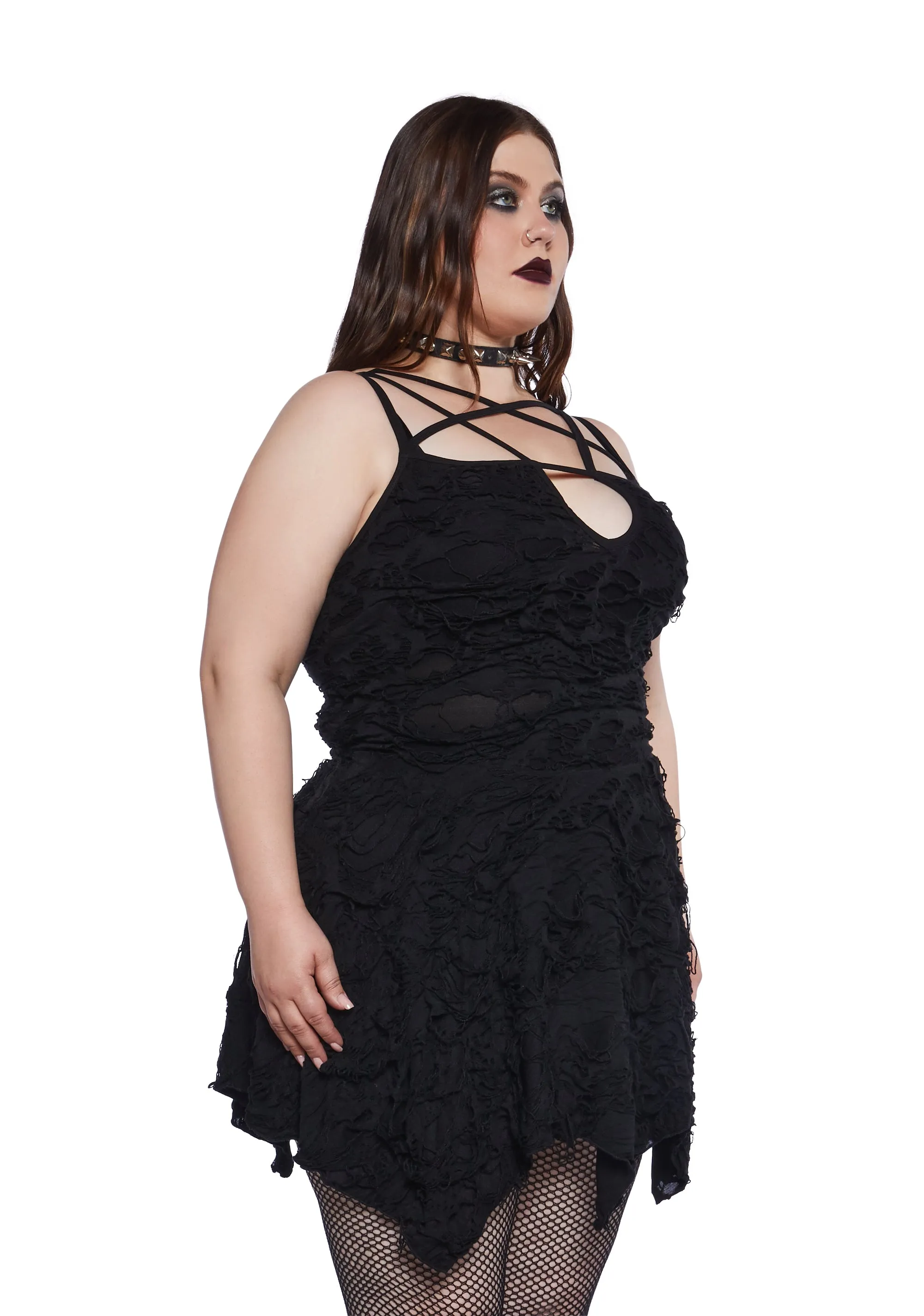 Plus Hex Vex Mini Dress sold by Dolls Kill product image thumbnail 3