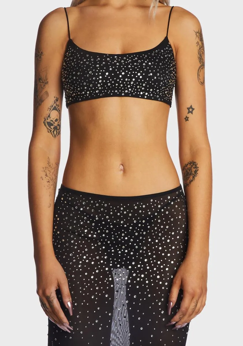 Black Embellished Skirt Set sold by Dolls Kill product image thumbnail 2