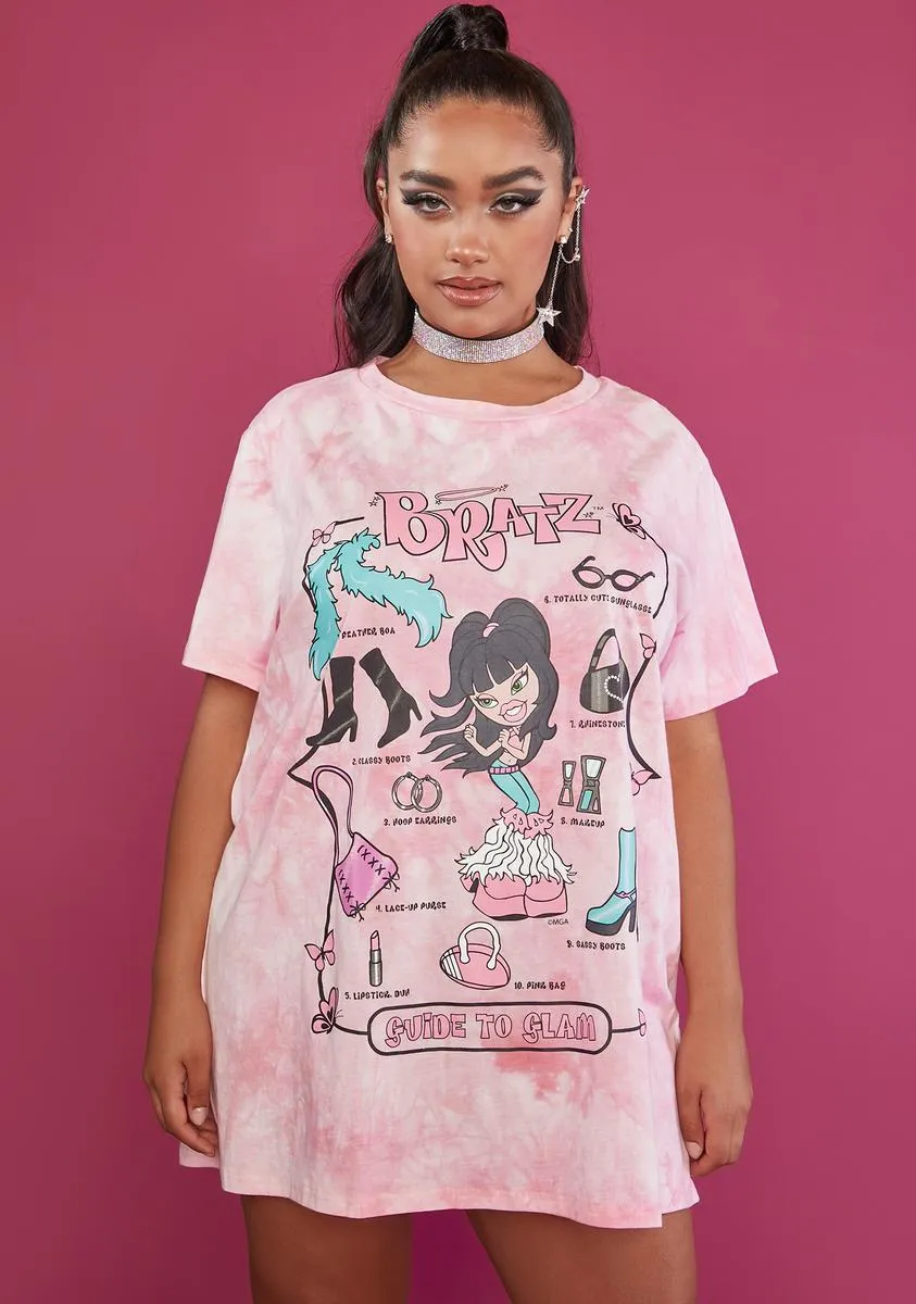 Plus Guide To Glam Graphic Tee sold by Dolls Kill