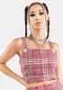Jester Red Itala Crop Top sold by Dolls Kill