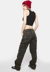 Mineral Wash Carpenter Pants sold by Dolls Kill