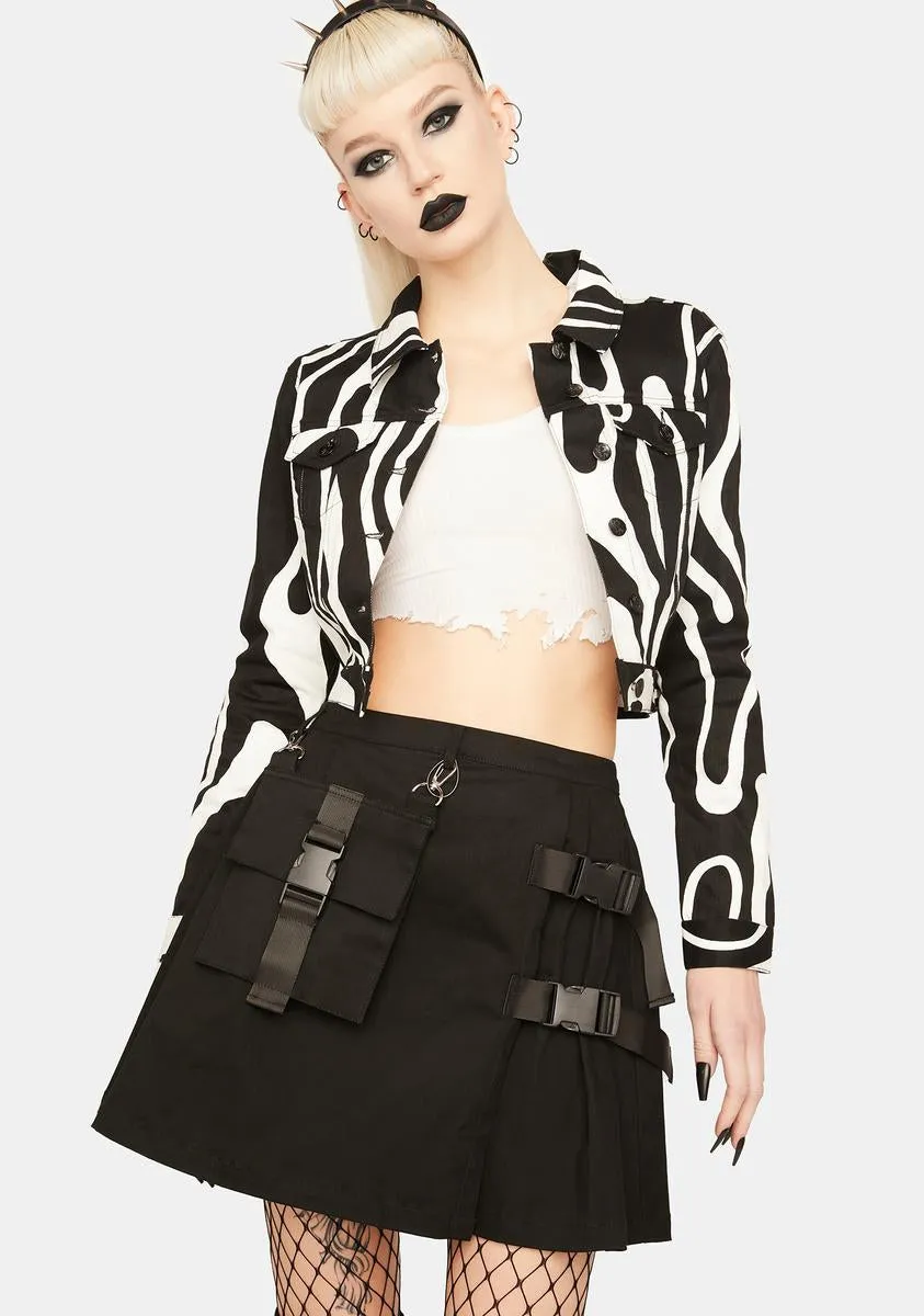 Goth Buckle Mini Skirt sold by Dolls Kill product image thumbnail 2