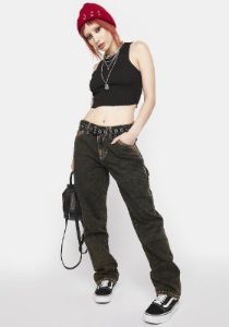 Mineral Wash Carpenter Pants sold by Dolls Kill