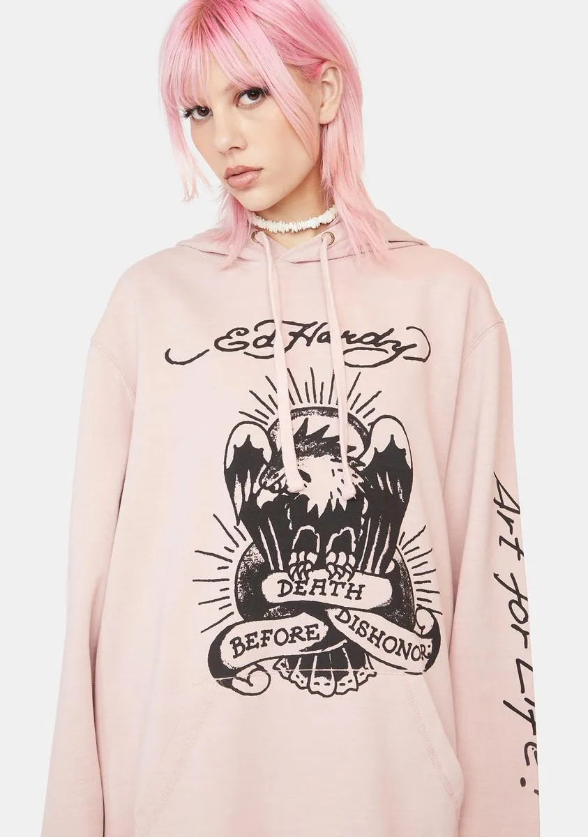 Death Before Dishonor Hoodie sold by Dolls Kill