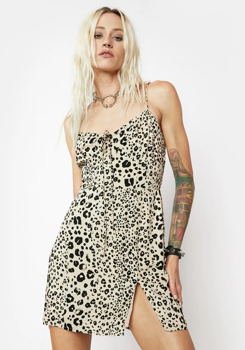 Cheetah Print Mini Dress sold by Dolls Kill