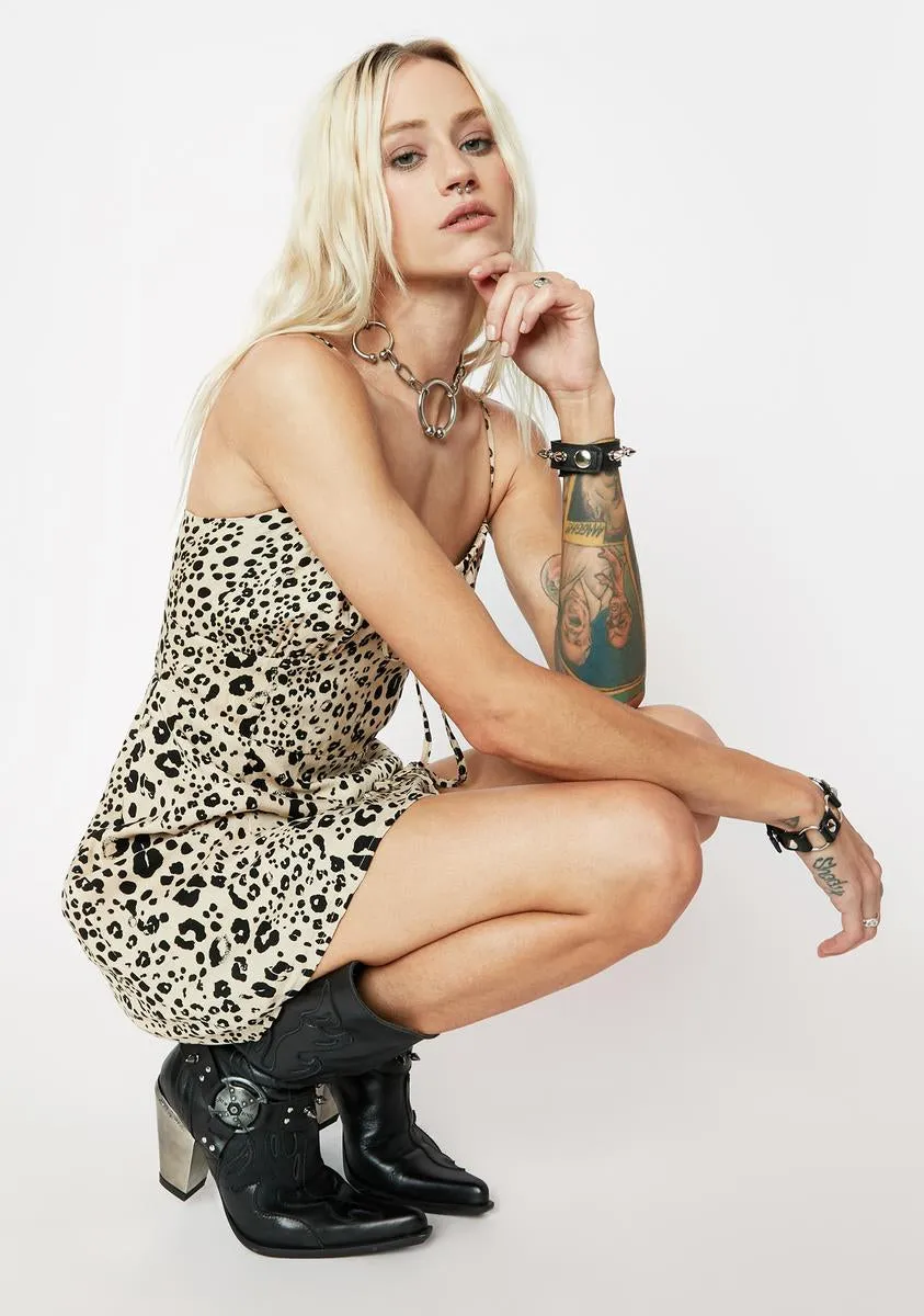 Cheetah Print Mini Dress sold by Dolls Kill product image thumbnail 5