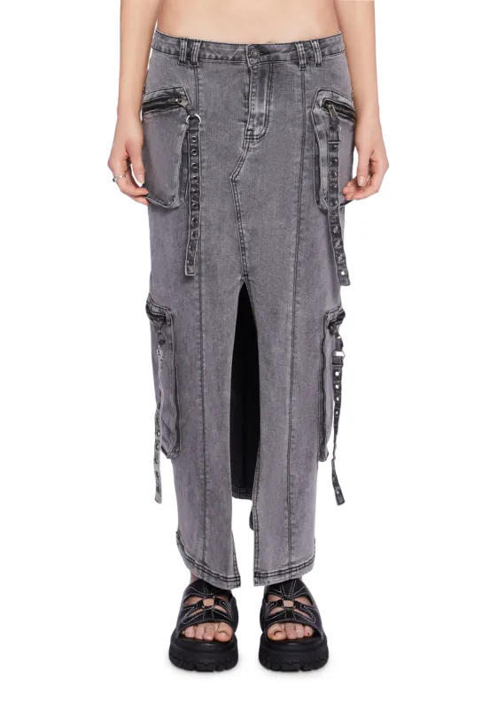 Scenester Guide Maxi Skirt sold by Dolls Kill