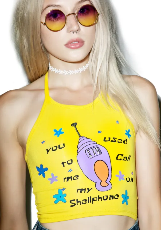 Shellphone Halter Top sold by Dolls Kill