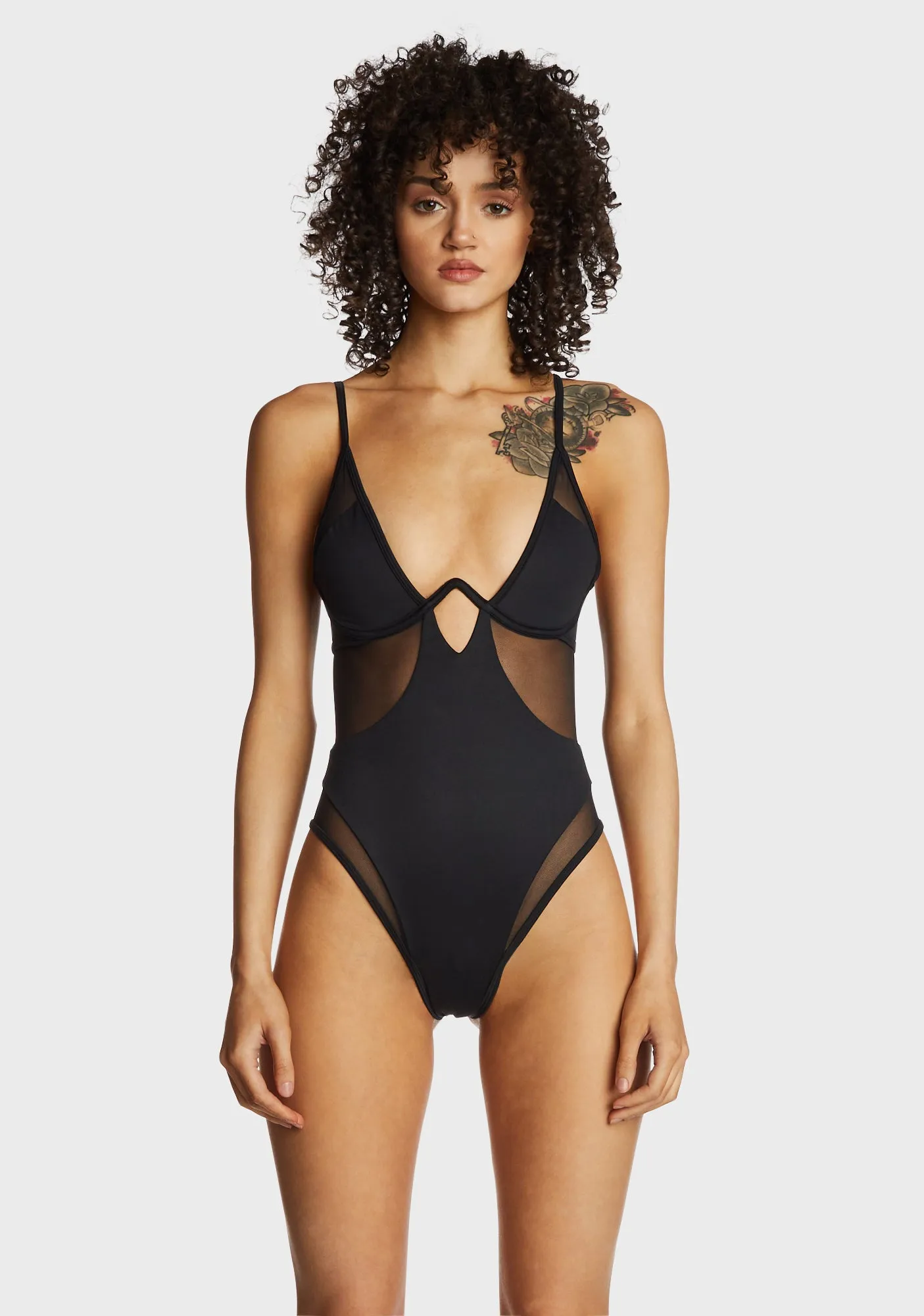 Deep Look One Piece Swimsuit sold by Dolls Kill