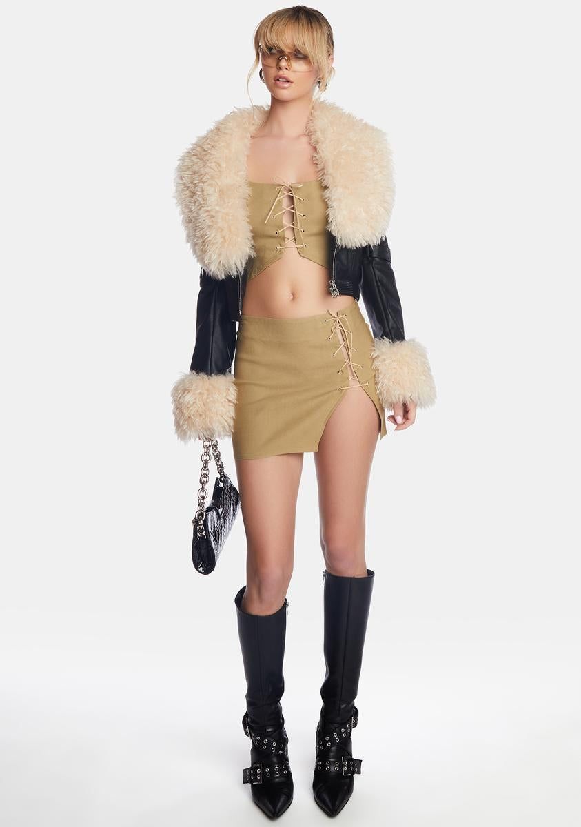 Tan Rayuan Corset Top sold by Dolls Kill product image thumbnail 2