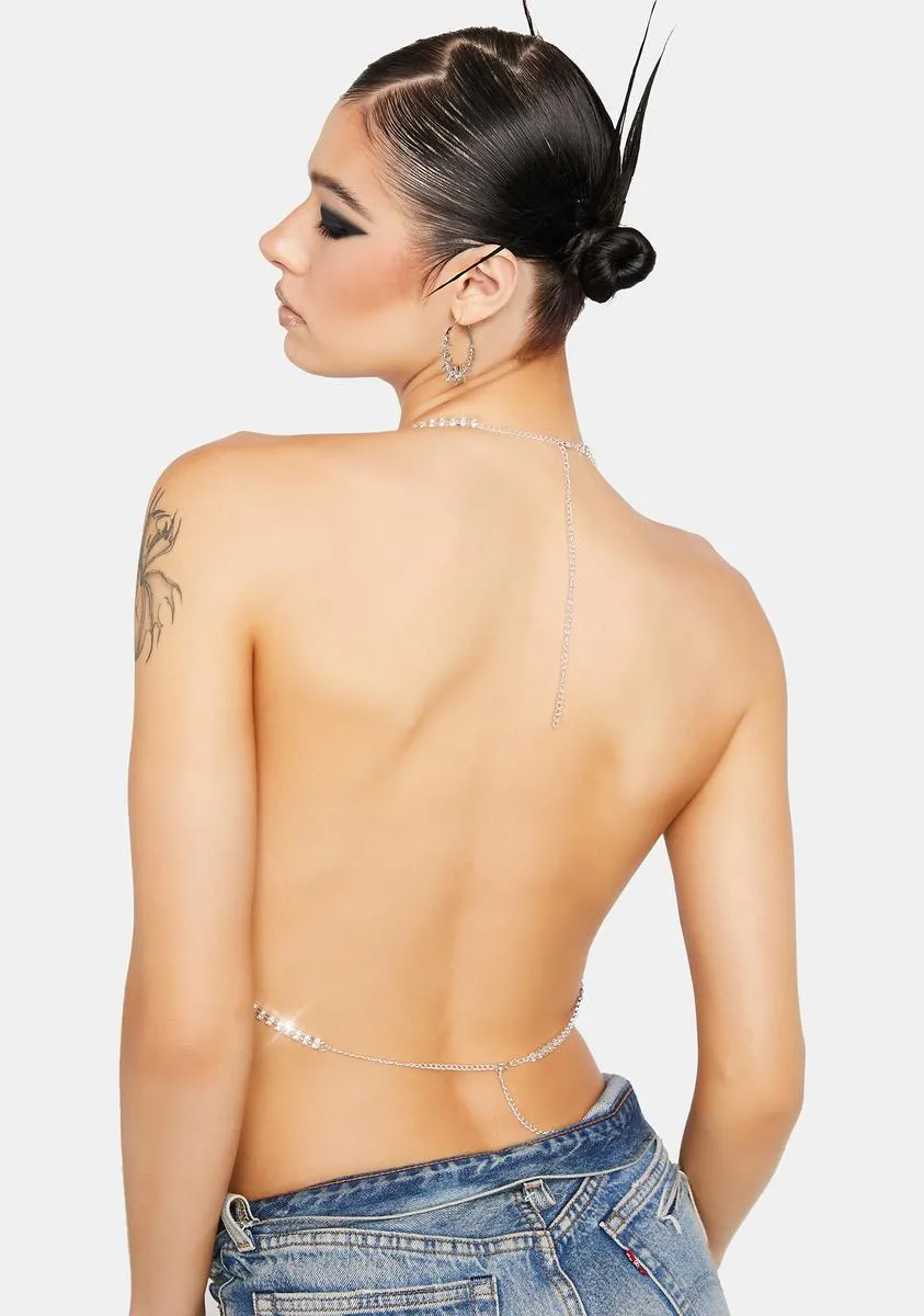 Cut The Line Rhinestone Top sold by Dolls Kill product image thumbnail 4