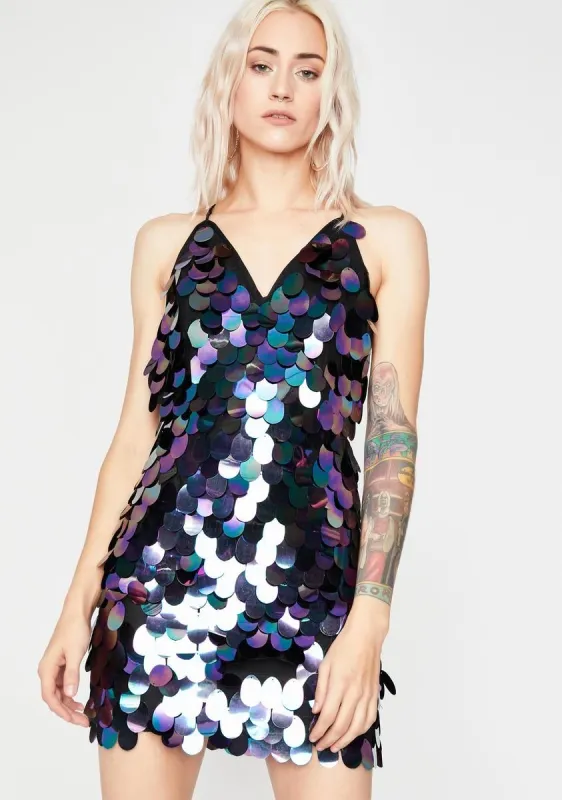 Max Glam Sequin Dress sold by Dolls Kill
