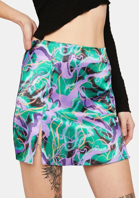 Jungle Mini Skirt sold by Dolls Kill