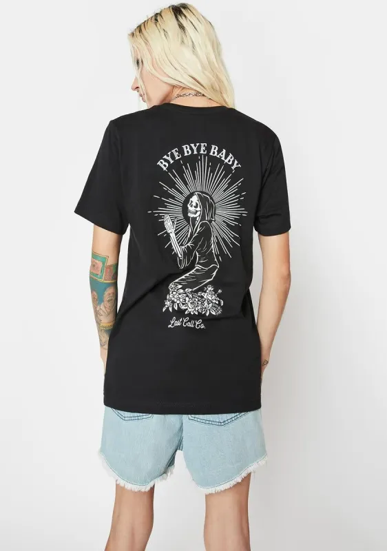 Bye Bye Baby Graphic Tee sold by Dolls Kill
