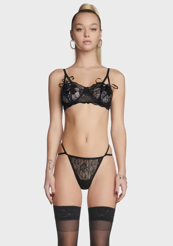 Still In Love Lace Lingerie Set sold by Dolls Kill