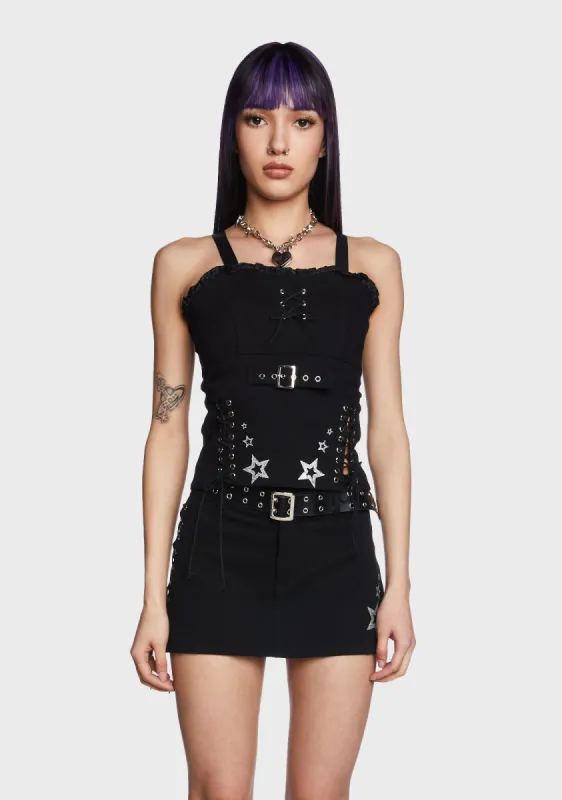 Starry Corset Top sold by Dolls Kill