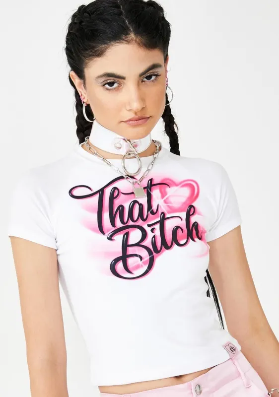 That Bitch Baby Tee made by Dolls Kill