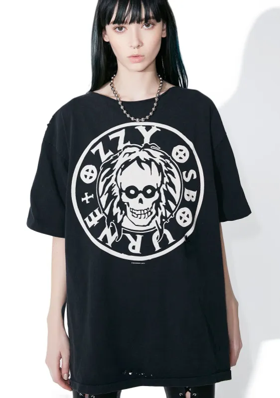 Vintage Ozzy Off-Shoulder Tee sold by Dolls Kill