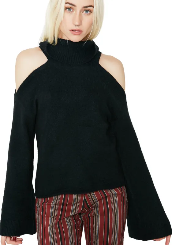 Open Arms Turtleneck Sweater sold by Dolls Kill