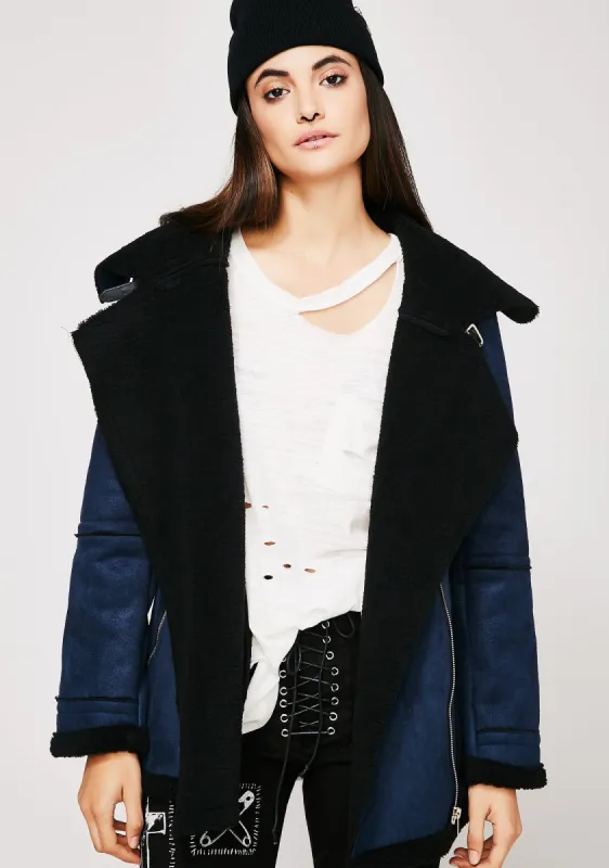 Feelin' Blue Jacket sold by Dolls Kill