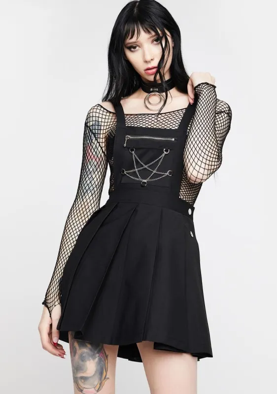 Punk Locomotive Pinafore sold by Dolls Kill
