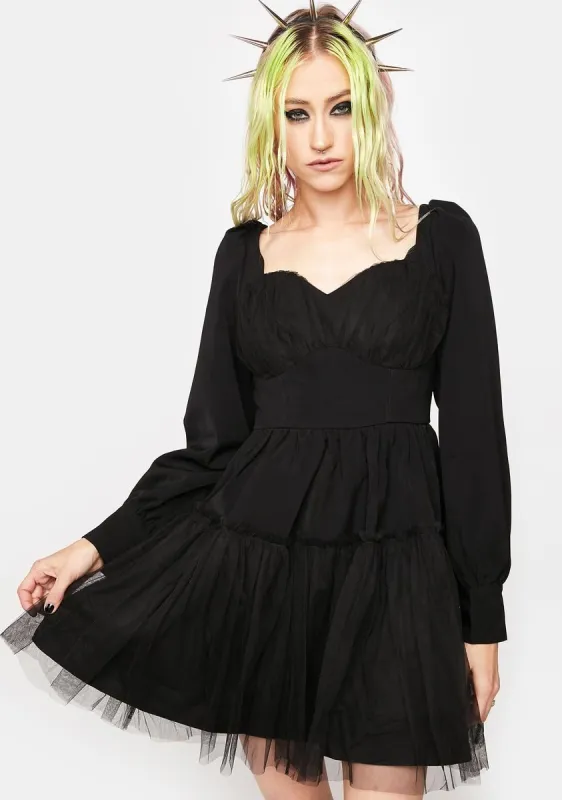 Classic Long Sleeve Mini Dress sold by Dolls Kill