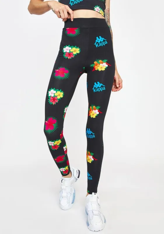 Black Authentic Medan Leggings sold by Dolls Kill