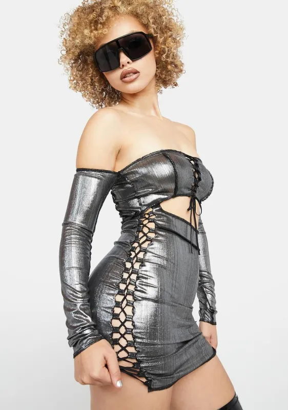 Cool And Collected Mini Dress sold by Dolls Kill