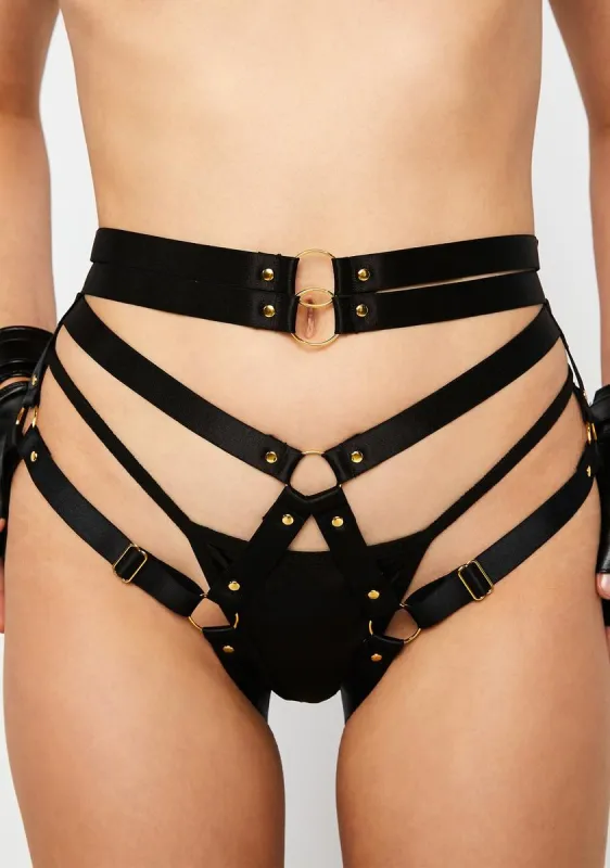 Hard And Rough Harness Panty sold by Dolls Kill