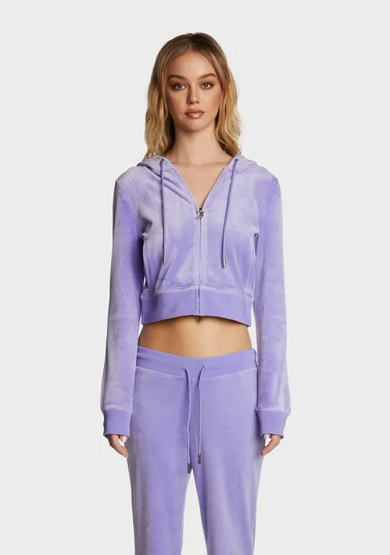 Freesia OG Bling Velour Jacket sold by Dolls Kill