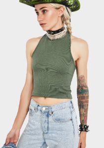 Army Hayley Racerback Brami Top sold by Dolls Kill