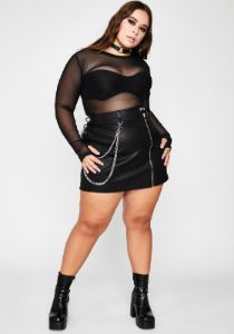 Total Manic Mindset Mini Skirt sold by Dolls Kill