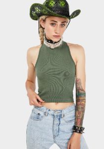 Army Hayley Racerback Brami Top sold by Dolls Kill