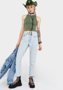 Army Hayley Racerback Brami Top sold by Dolls Kill