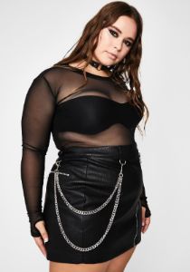 Total Manic Mindset Mini Skirt sold by Dolls Kill