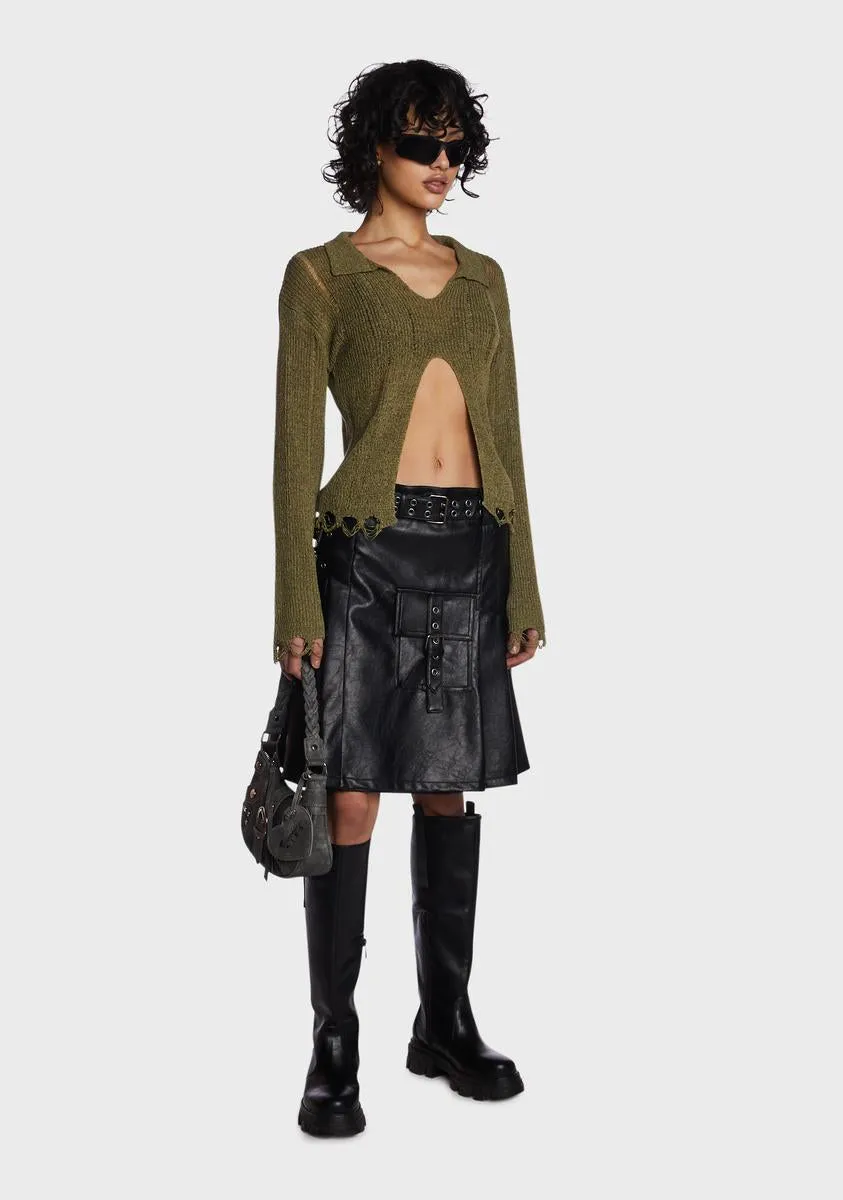 Leelie Knit Top sold by Dolls Kill product image thumbnail 4