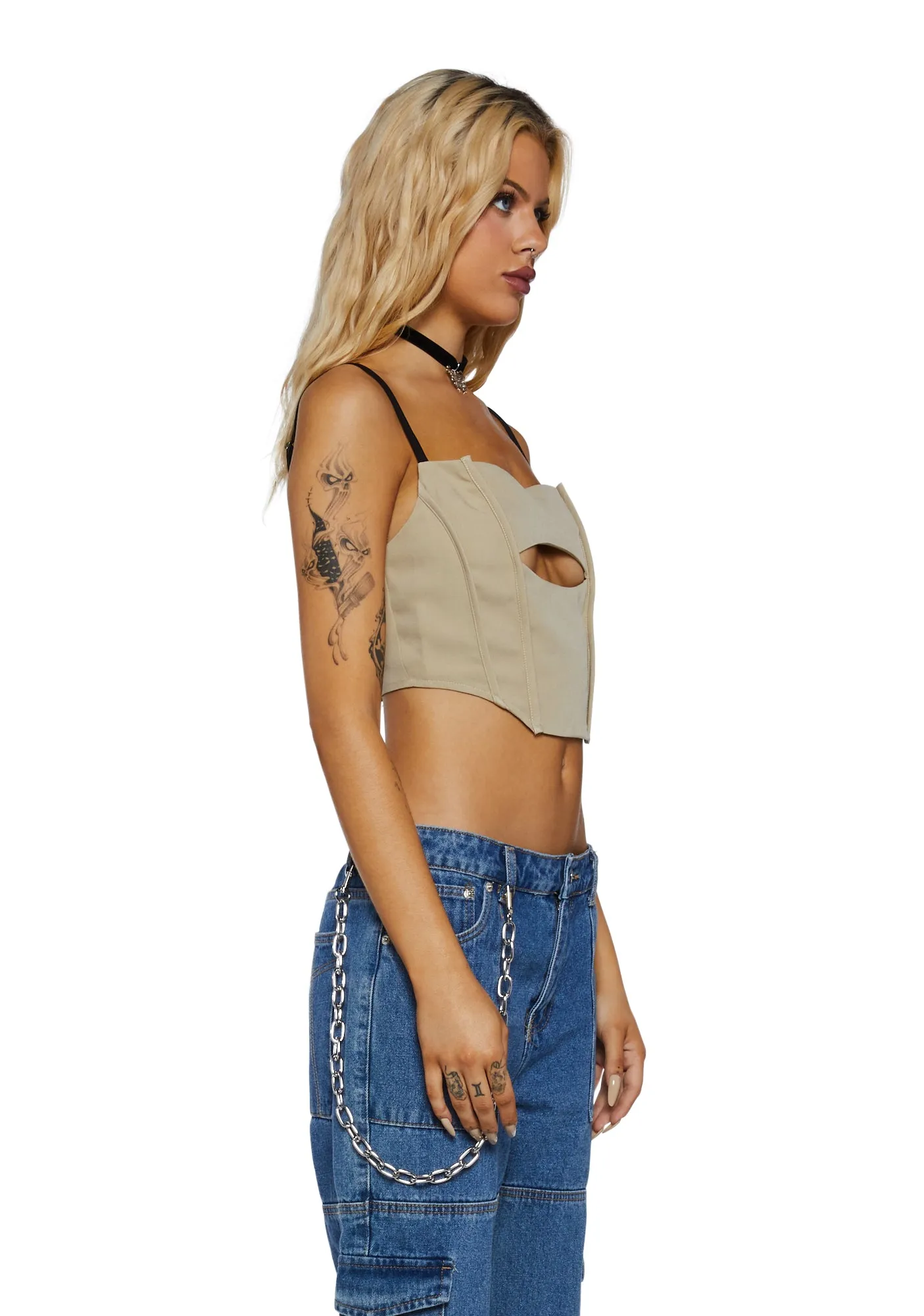 Flirty Encounters Corset Top sold by Dolls Kill product image thumbnail 3