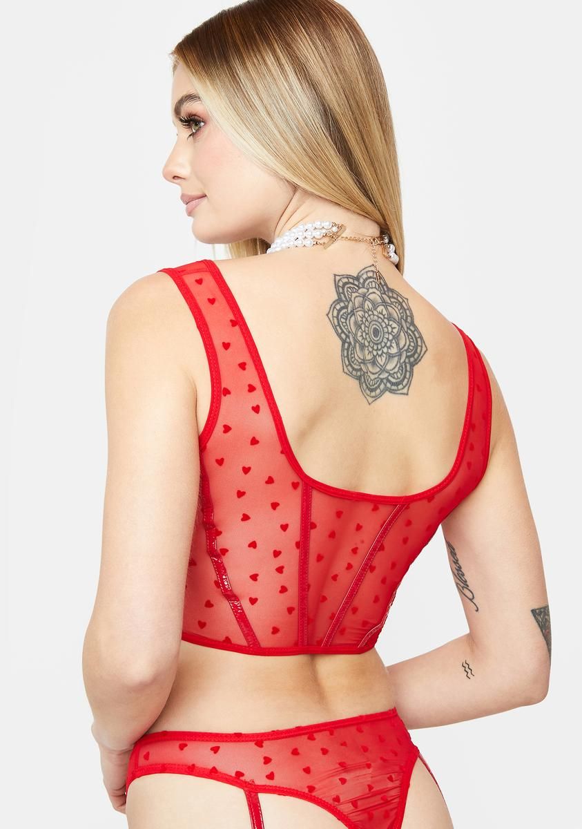 Finlay Keyhole Mesh Top sold by Dolls Kill product image thumbnail 2