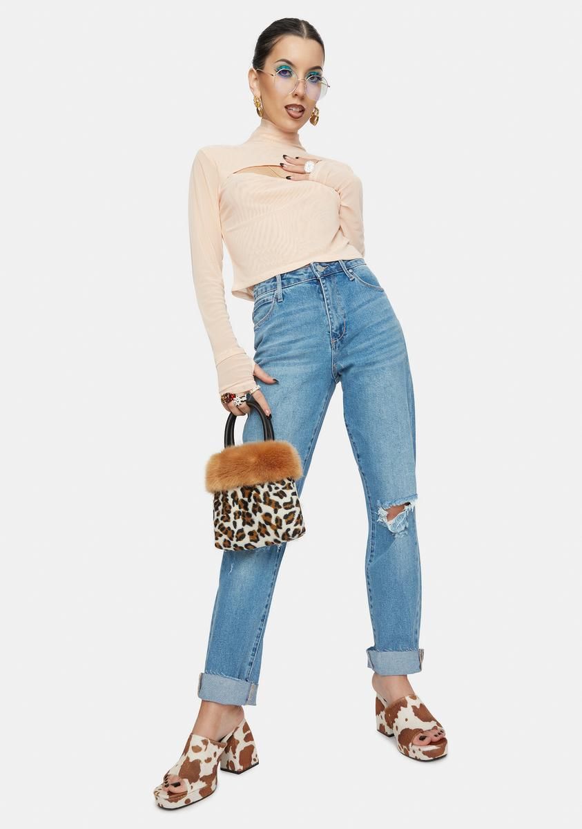 Finlay Keyhole Mesh Top sold by Dolls Kill product image thumbnail 3