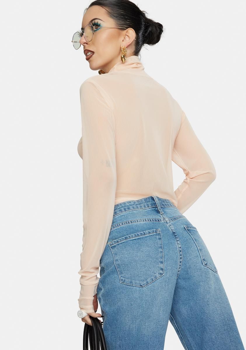 Finlay Keyhole Mesh Top sold by Dolls Kill product image thumbnail 4